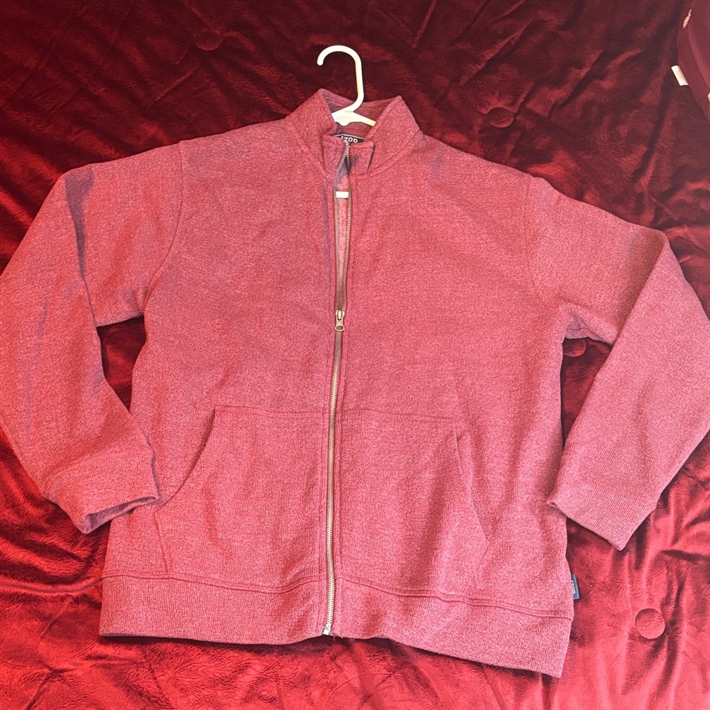Izod Men’s Jacket in purple/red